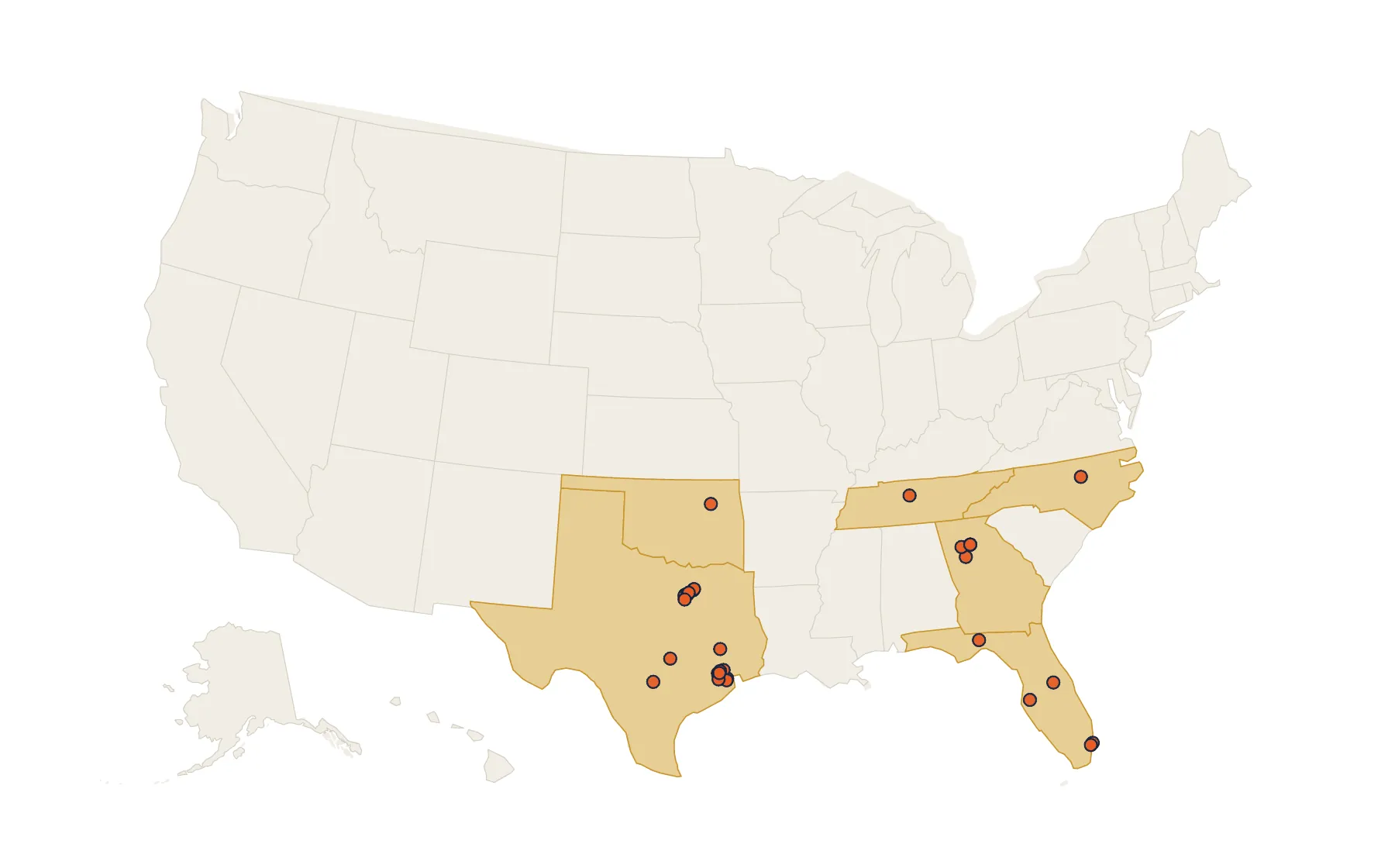 Map preview showing MFM Mega Region 2 locations