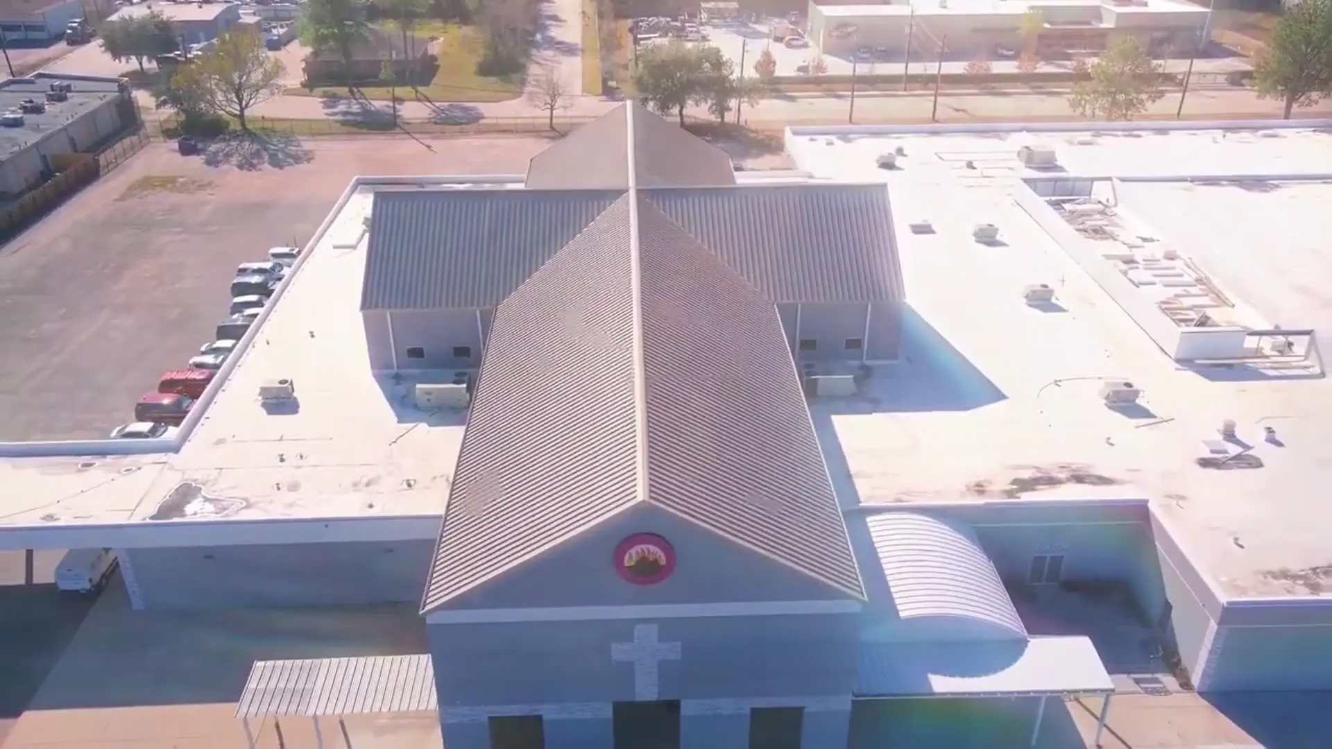 Aerial view of the MFM Mega Region 2 church campus